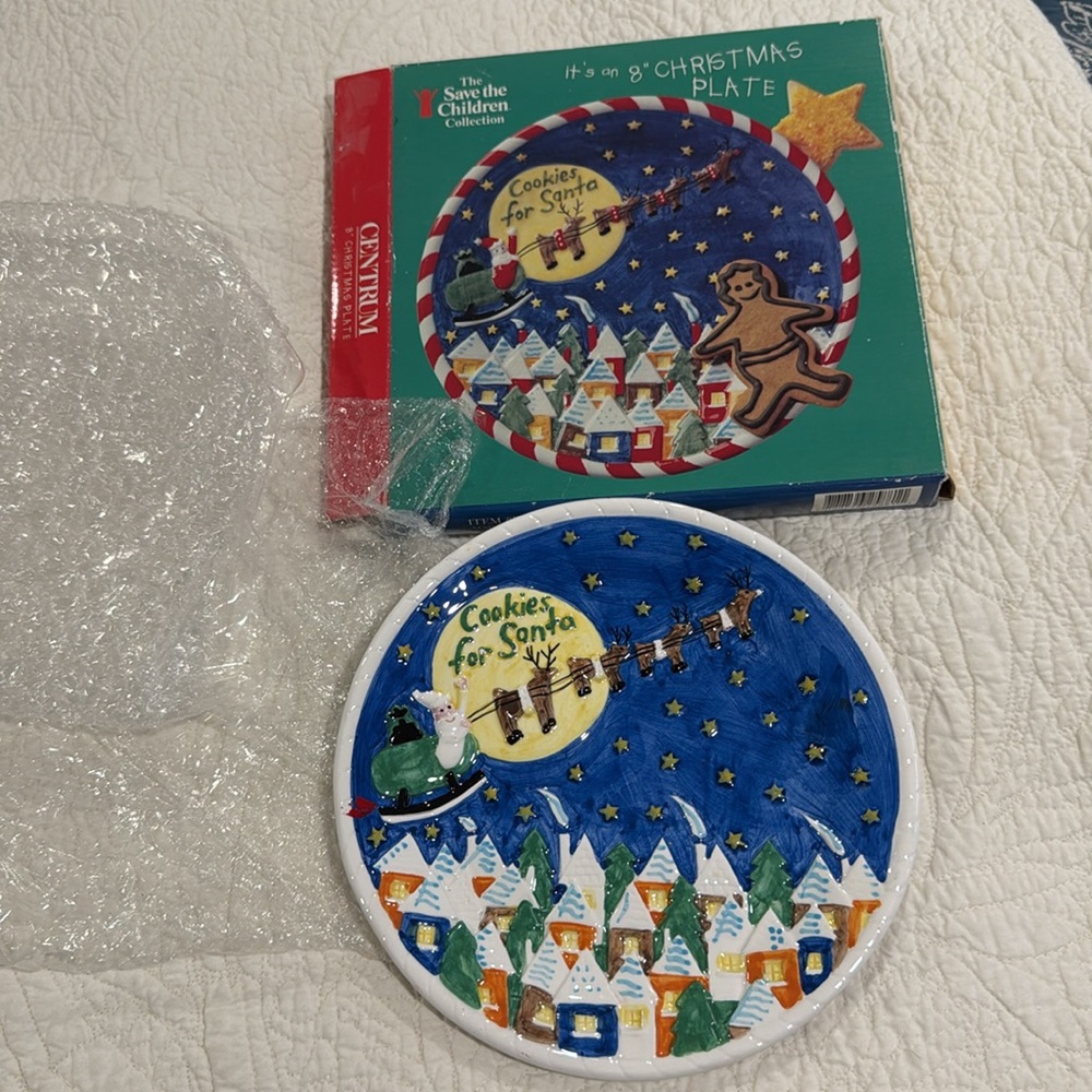 NEW CHRISTMAS PLATE - Picture 4 of 4